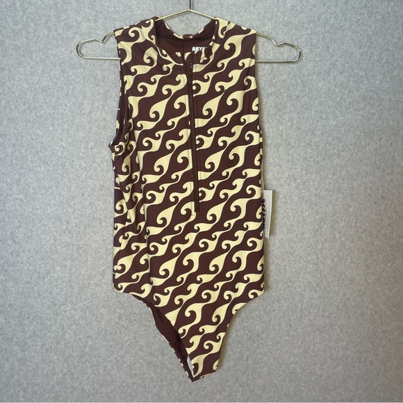 Abysse One Piece Swimsuit in Copper Wave NWT - Picture 4 of 8